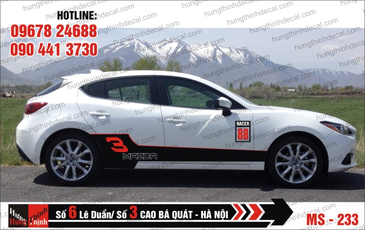 Tem Xe ô tô 4 chỗ – 233