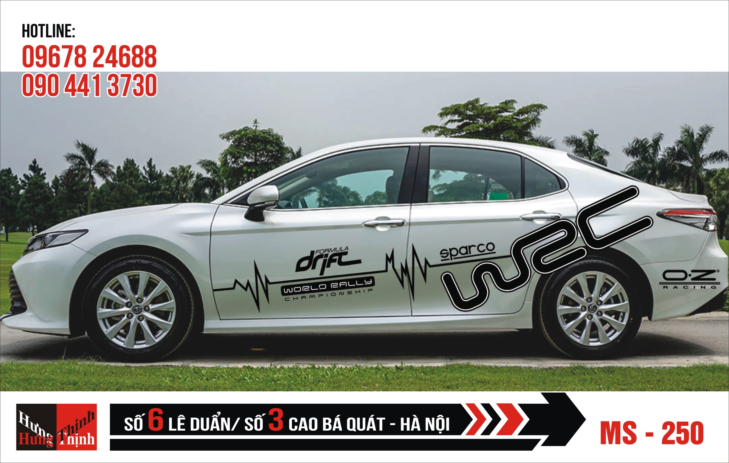 Tem Xe ô tô 4 chỗ – 250