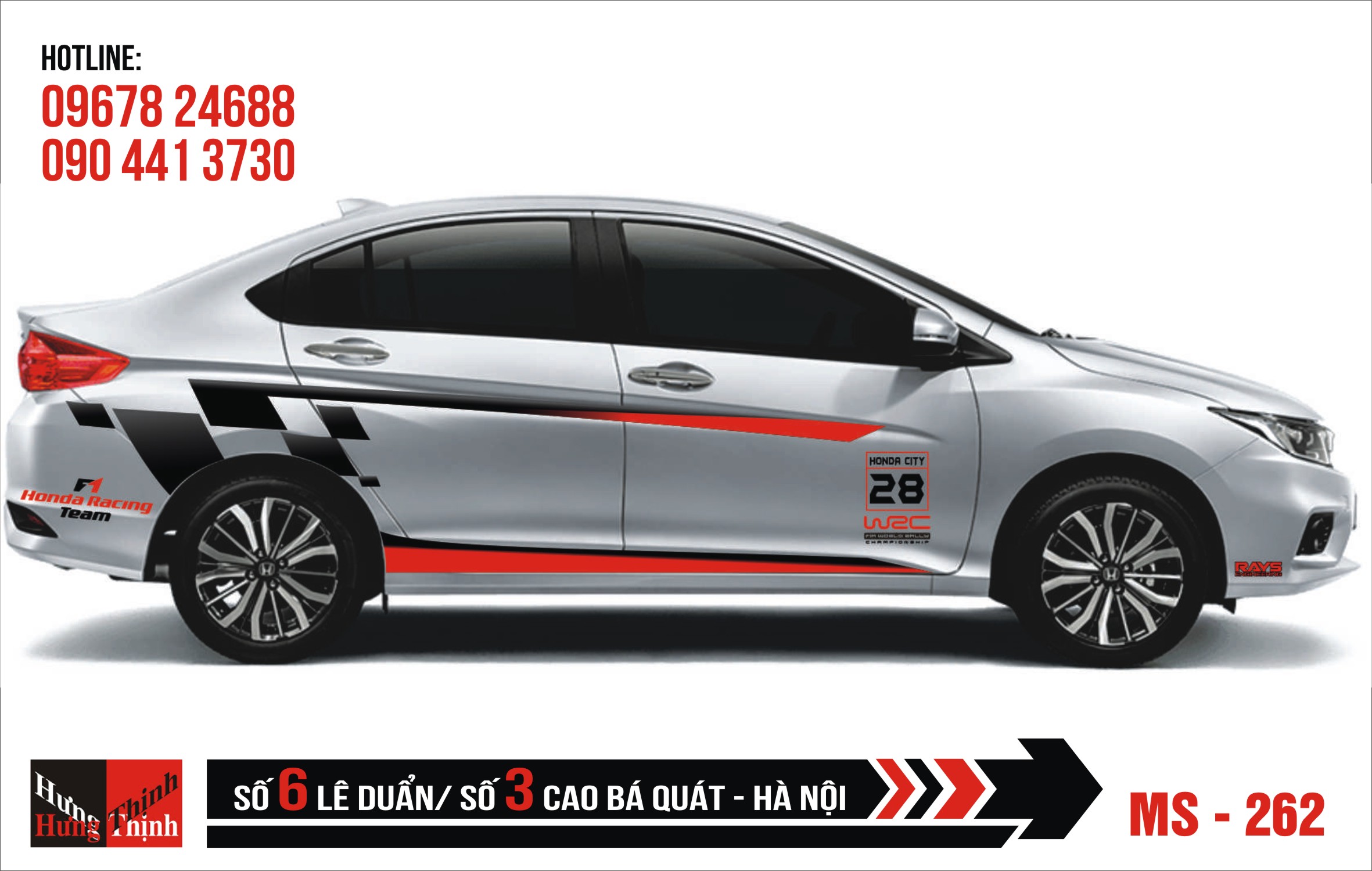 Tem Xe ô tô 4 chỗ – 262