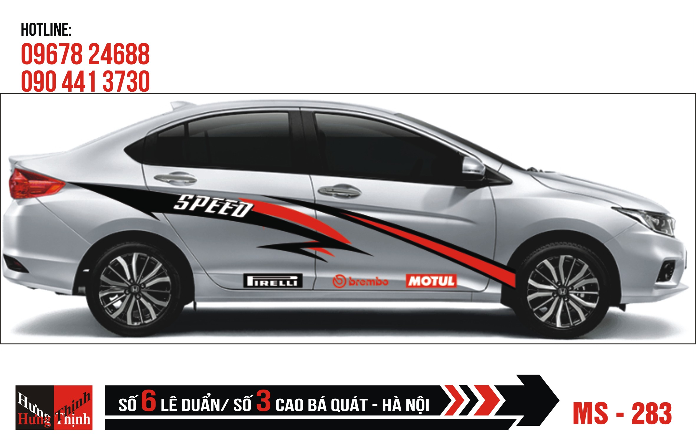 Tem Xe ô tô 4 chỗ – 283