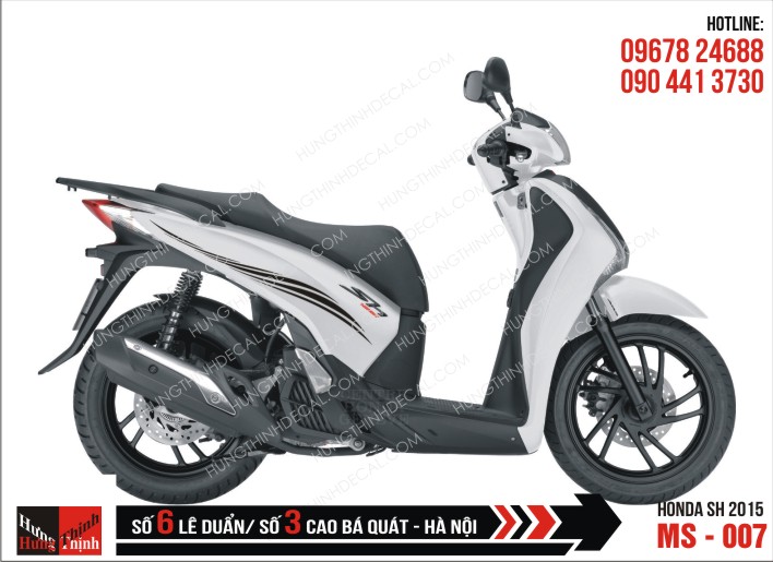 Tem Điểm Xe SH 007