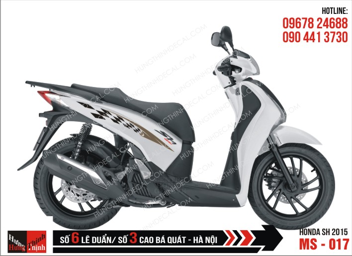 Tem Điểm Xe SH 017