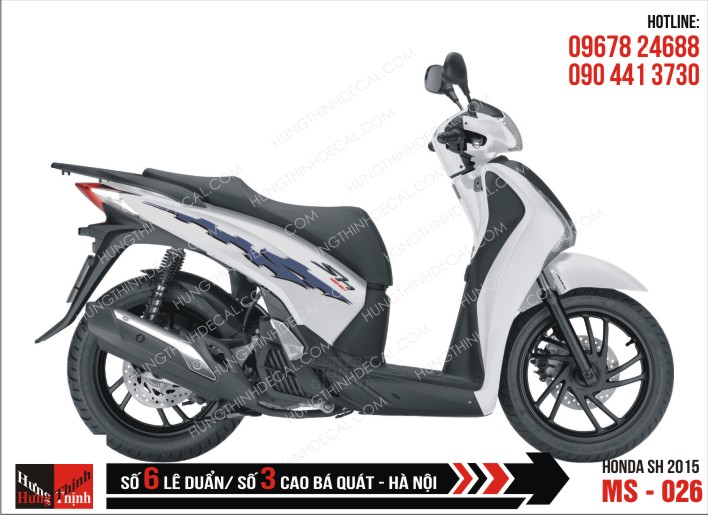 Tem Điểm Xe SH 026