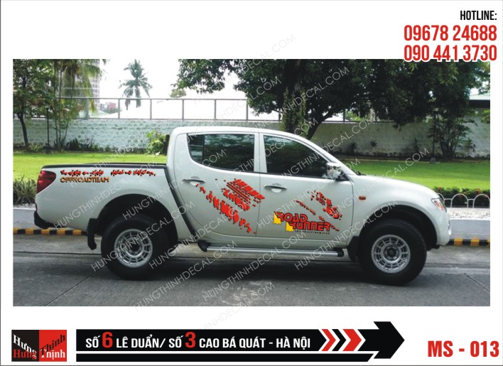 Tem Xe Bán Tải – 013