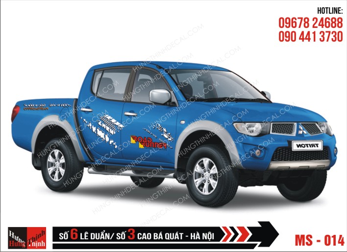 Tem Xe Bán Tải – 014