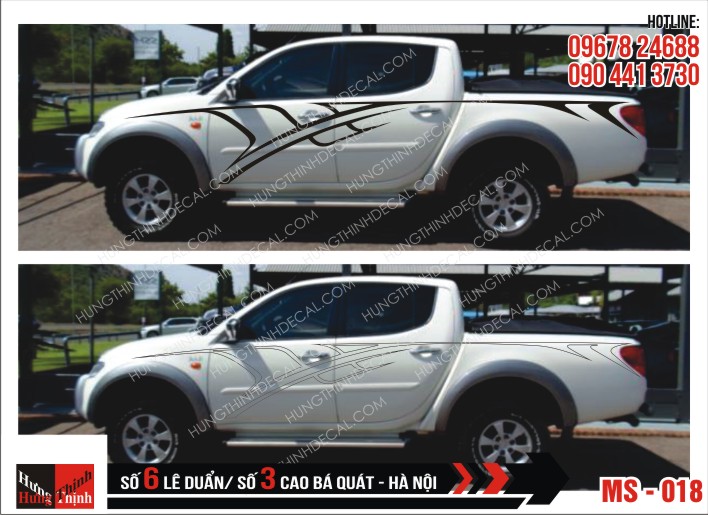 Tem Xe Bán Tải – 018