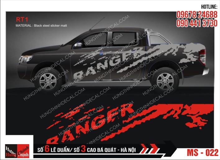 Tem Xe Bán Tải – 022