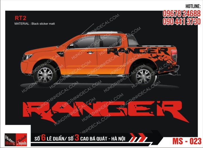 Tem Xe Bán Tải – 023