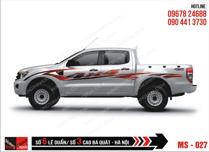 Tem Xe Bán Tải – 027