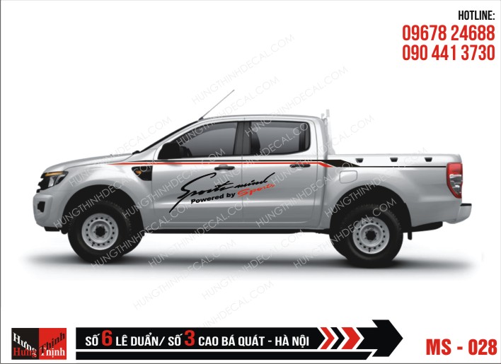 Tem Xe Bán Tải – 028