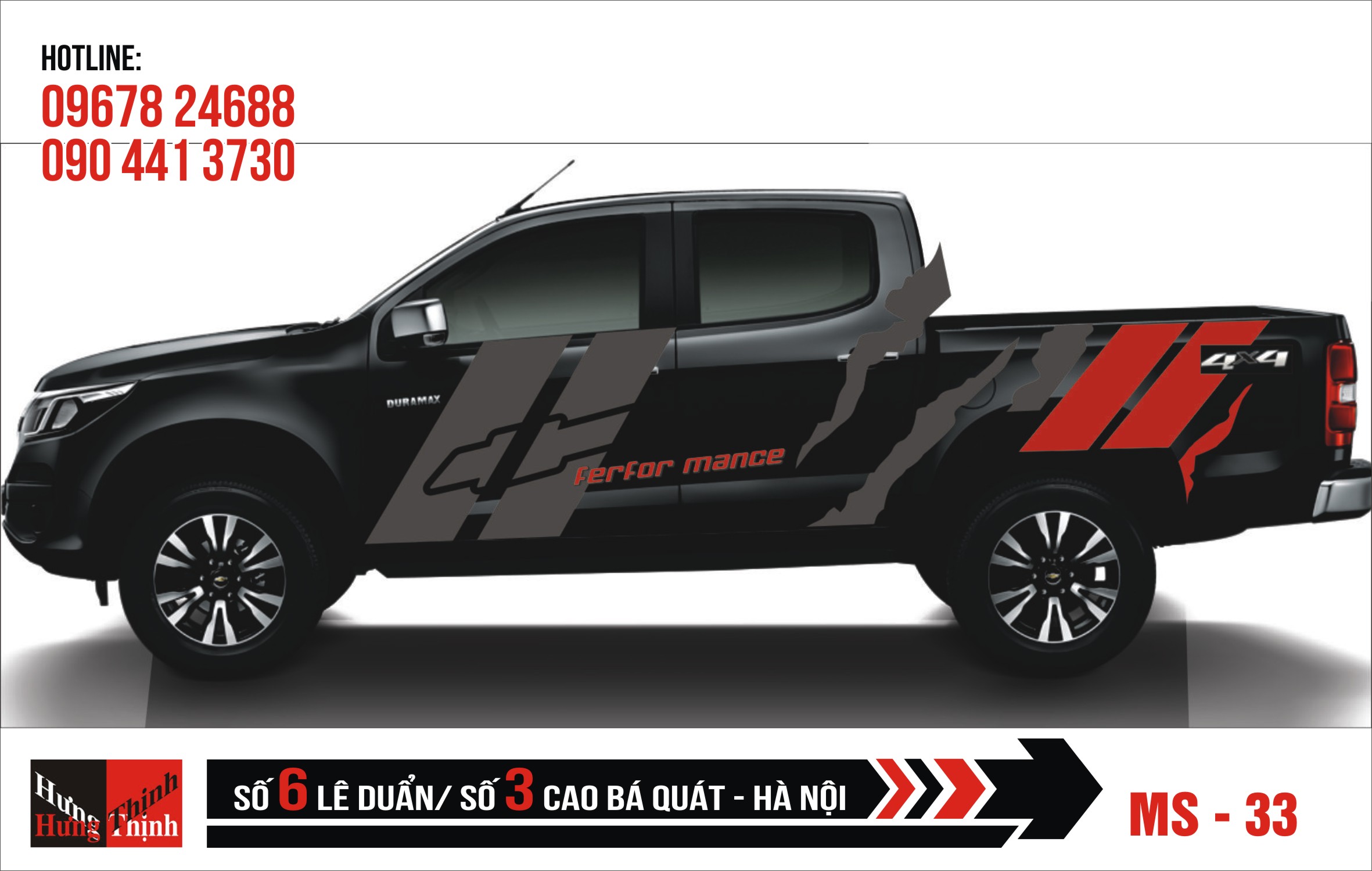 Tem Xe Bán Tải – 033