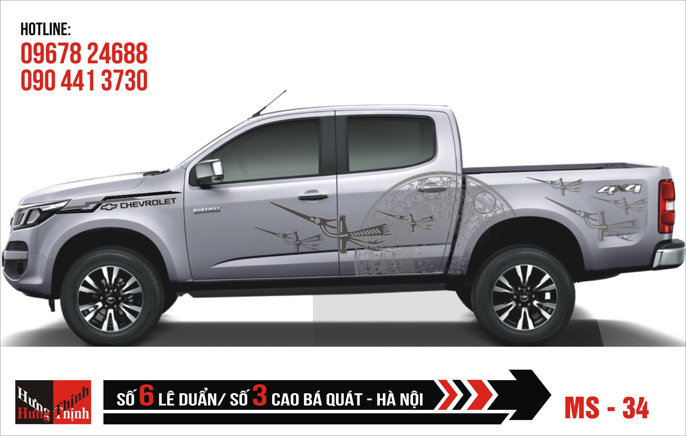 Tem Xe Bán Tải – 034