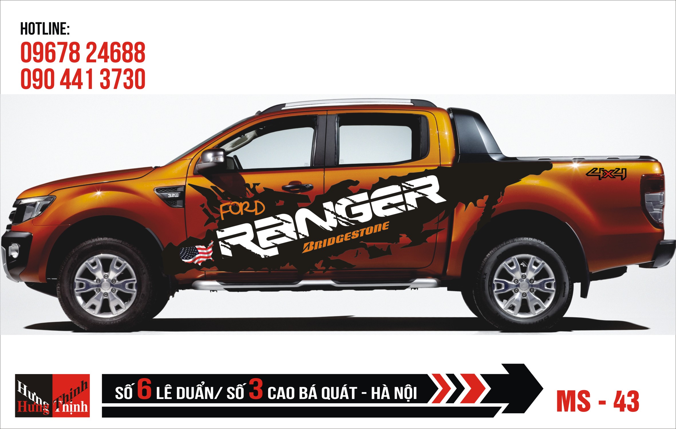 Tem Xe Bán Tải – 043